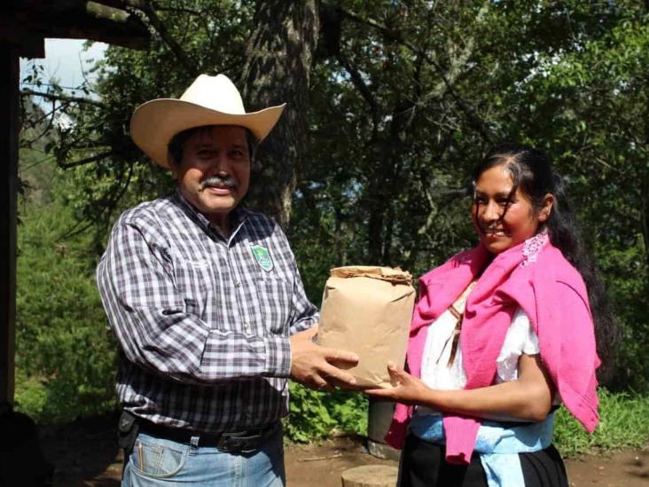 Entregan semilla mejorada a campesinos de Ciudad Mendoza