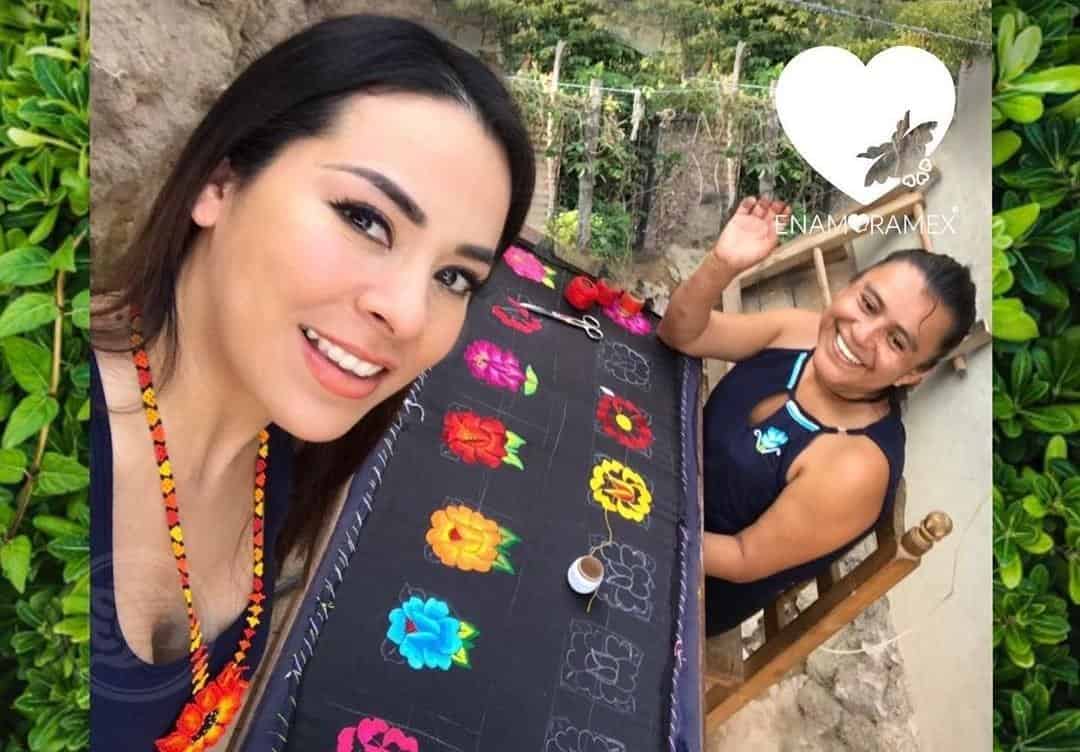 Veracruzana pone en alto la cultura textil mexicana en la Capital de la Moda