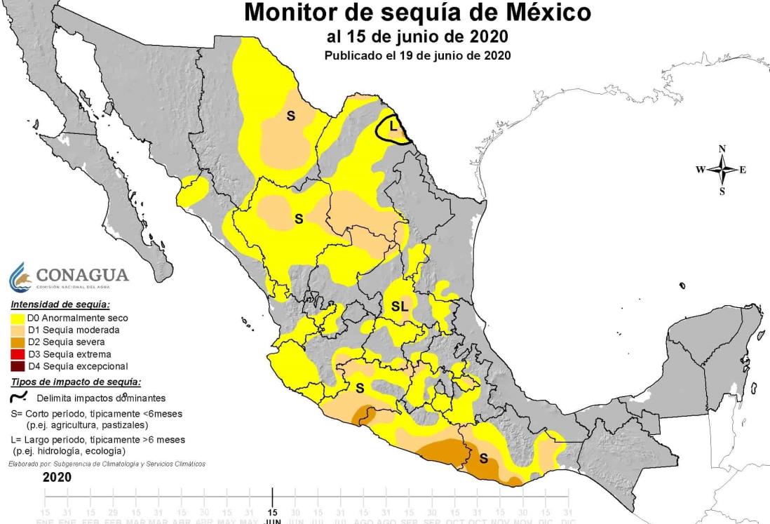 Veracruz libra sequía en los primeros 15 días de junio