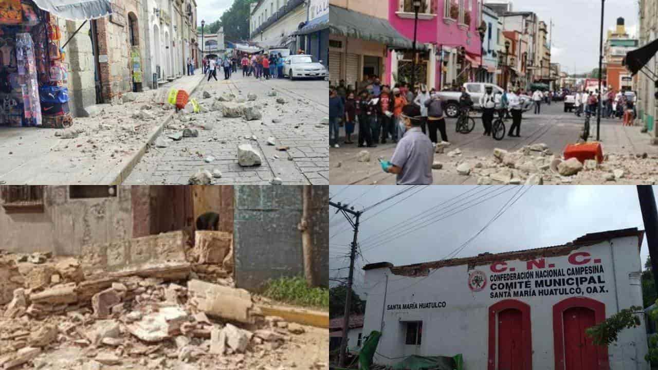 Sube a cinco la cifra de fallecidos en Oaxaca tras sismo de 7.5