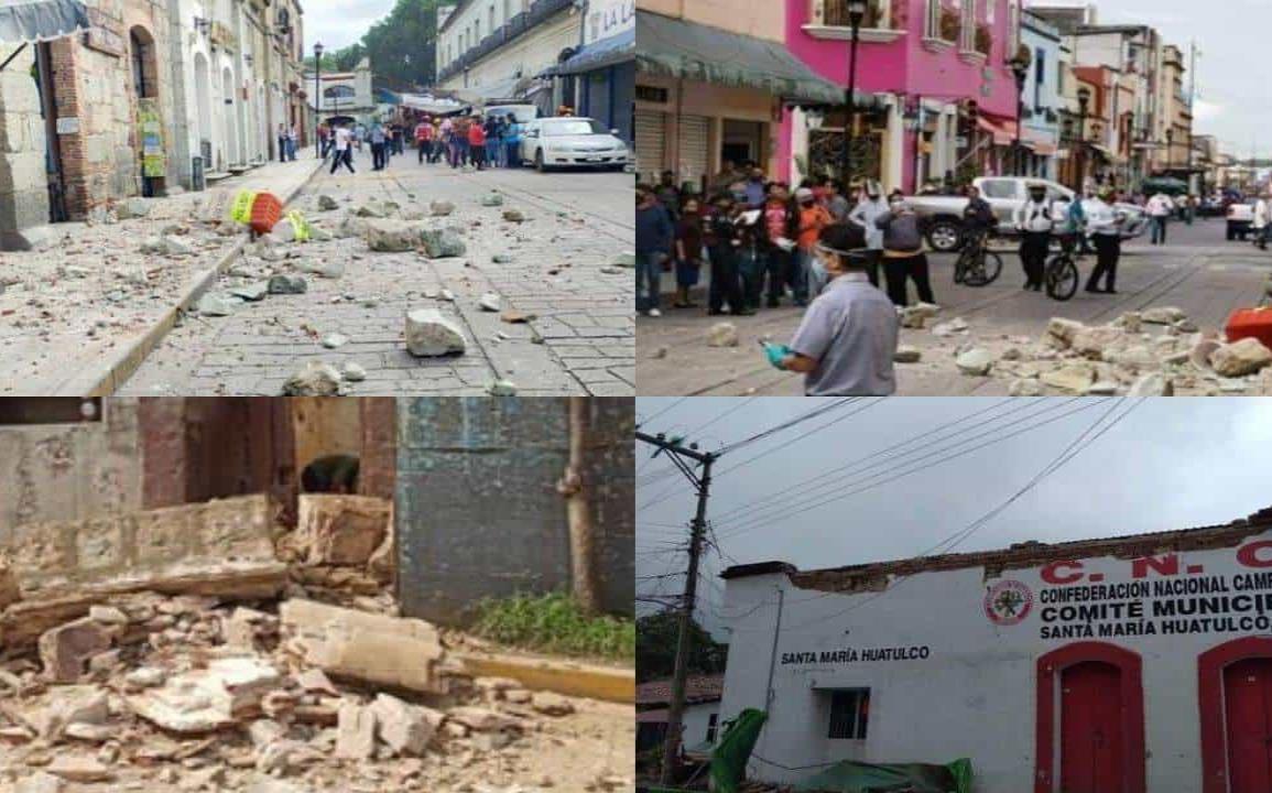 Sube a cinco la cifra de fallecidos en Oaxaca tras sismo de 7.5