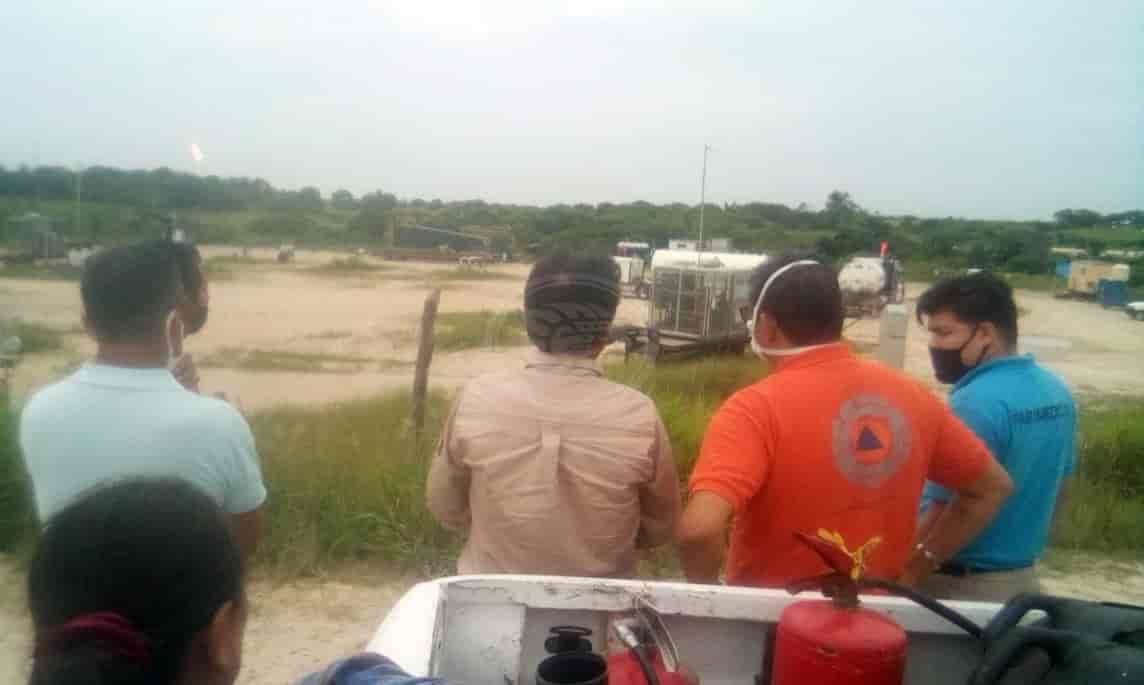 Psicosis en zona rural de Coatza por estruendo en batería de Pemex