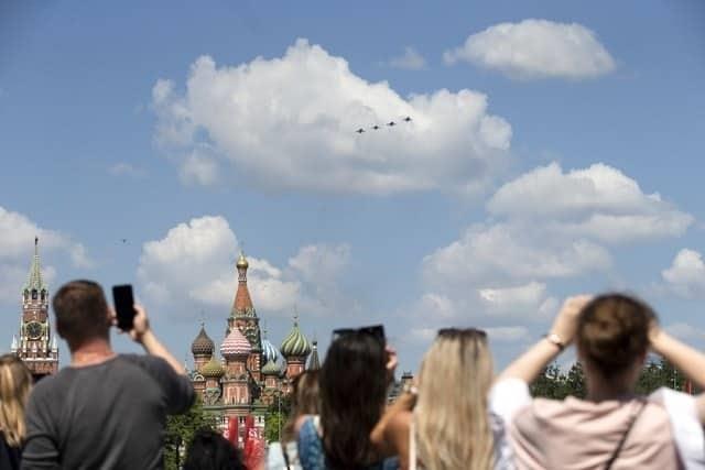 Rusia celebra un deslucido Día de la Victoria, pospuesto por el Covid-19