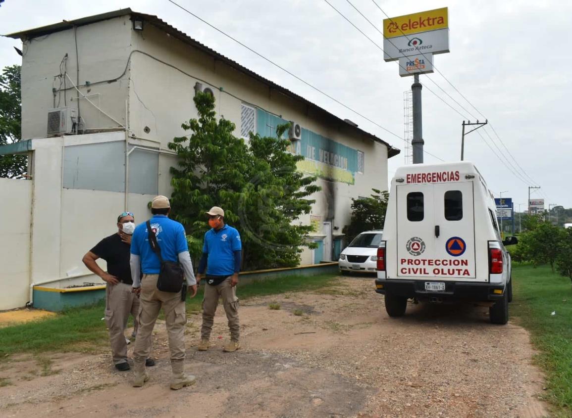 Arrojan bomba molotov a crematorio de Oluta