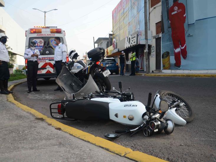 Dos personas lesionadas y cuantiosos daños materiales registra accidente en Veracruz