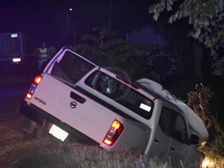 Cae presunto delincuente tras persecución en Acayucan; hieren a embarazada