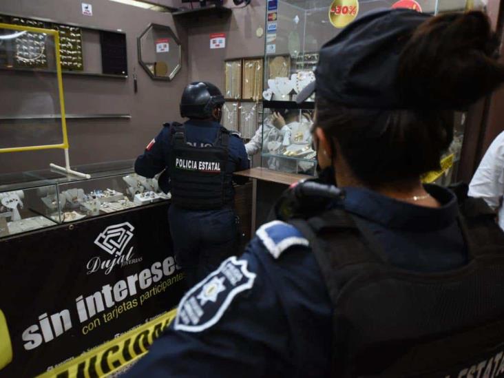 Empiezan el día con asalto a joyería, SSP los captura en Xalapa