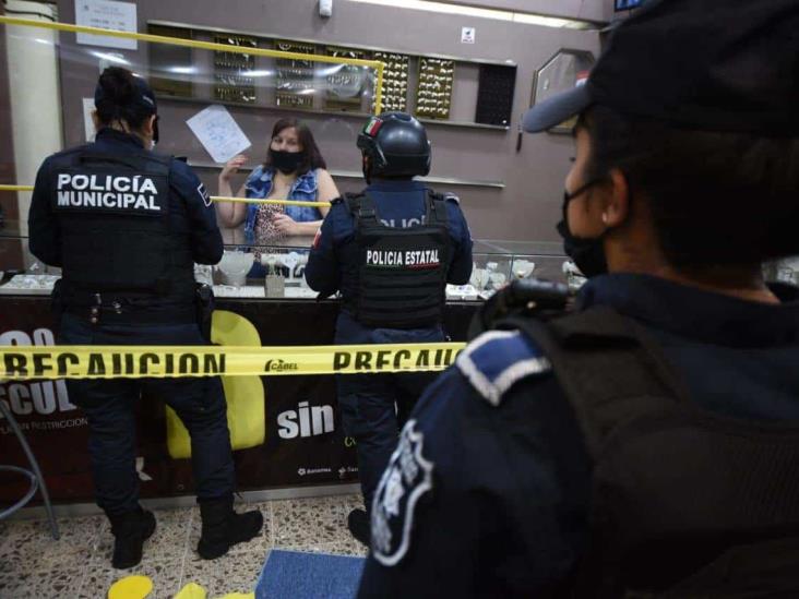 Empiezan el día con asalto a joyería, SSP los captura en Xalapa