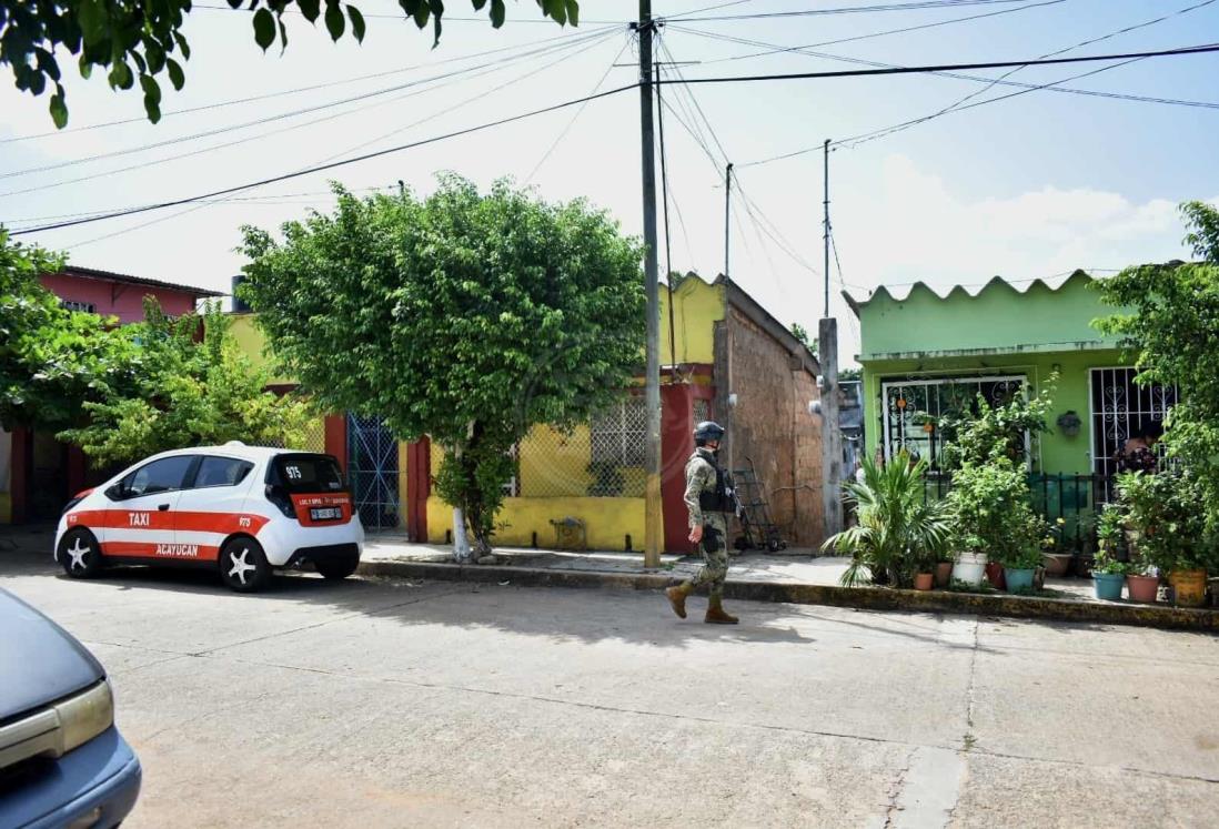 Balazos generan tensión en barrio La Palma de Acayucan 