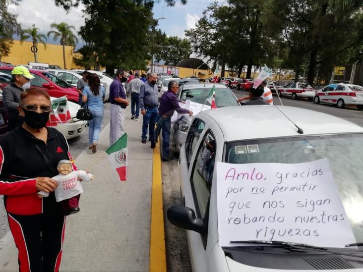 En Orizaba, realizan caravana por segundo año de AMLO