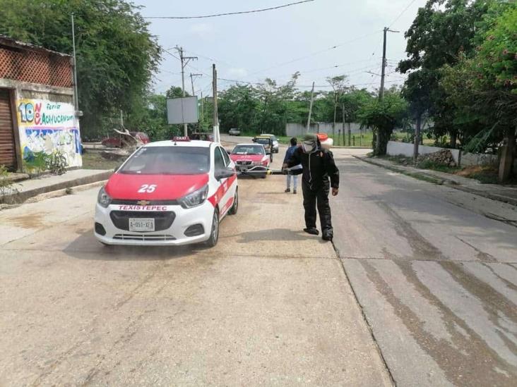 Aglomeraciones en sucursal bancaria de la zona centro de Acayucan