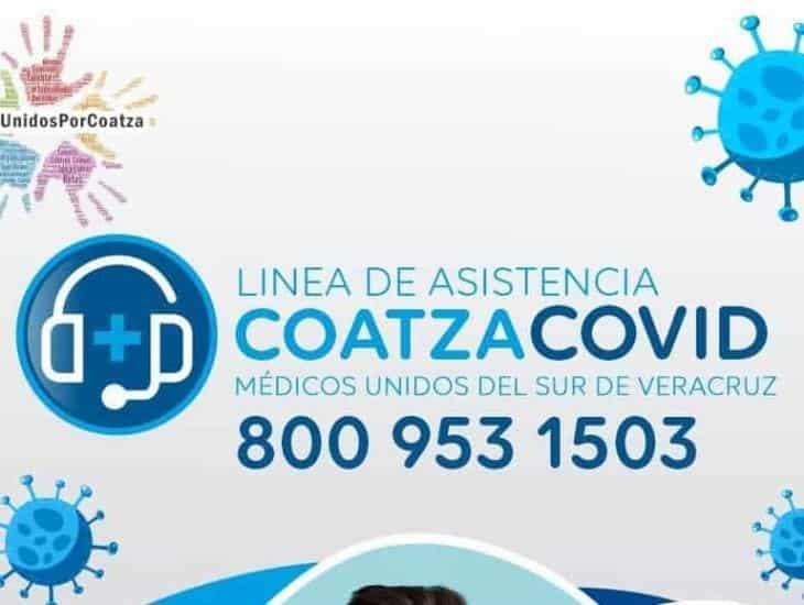 Línea de Asistencia Covid ya atiende en Coatzacoalcos