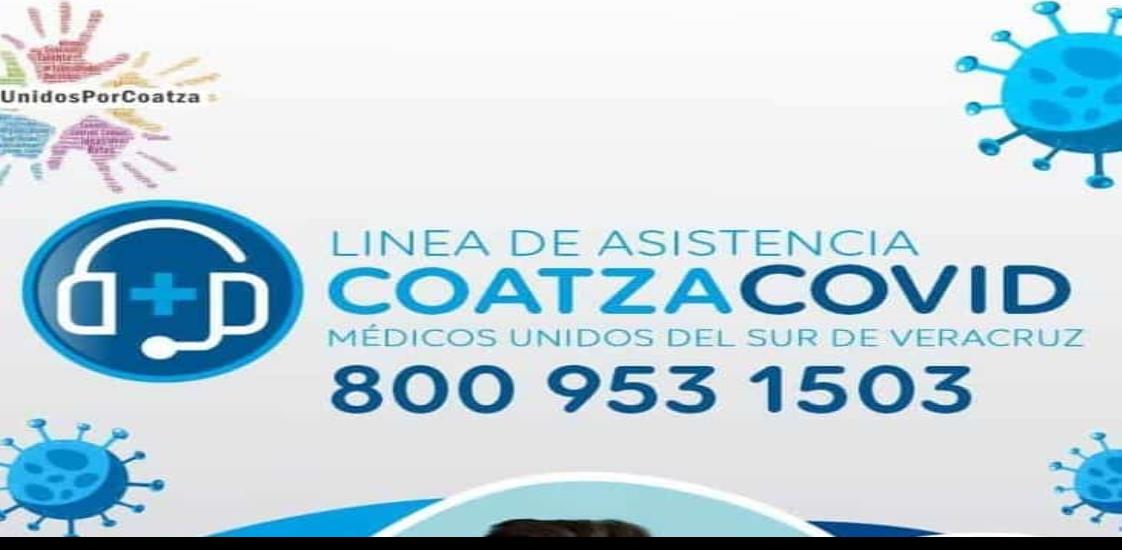 Línea de Asistencia Covid ya atiende en Coatzacoalcos