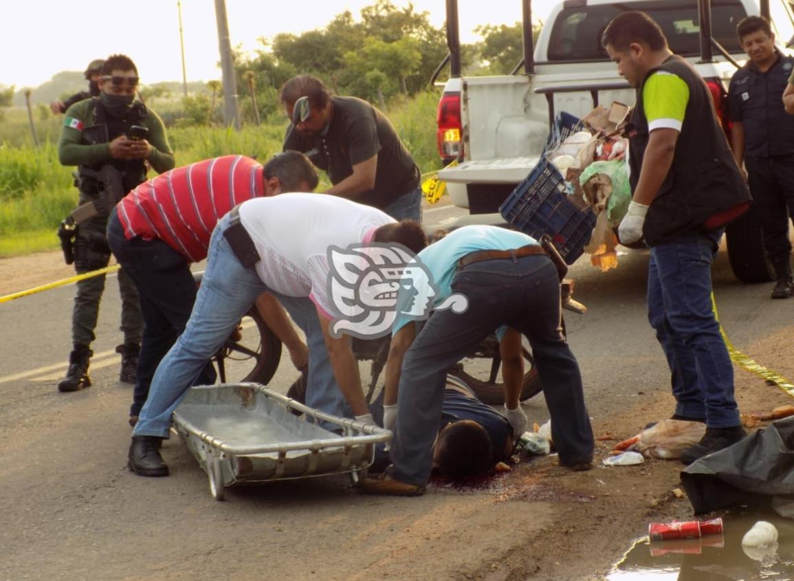 Motociclista derrapa y muere en carretera de Rodríguez Clara