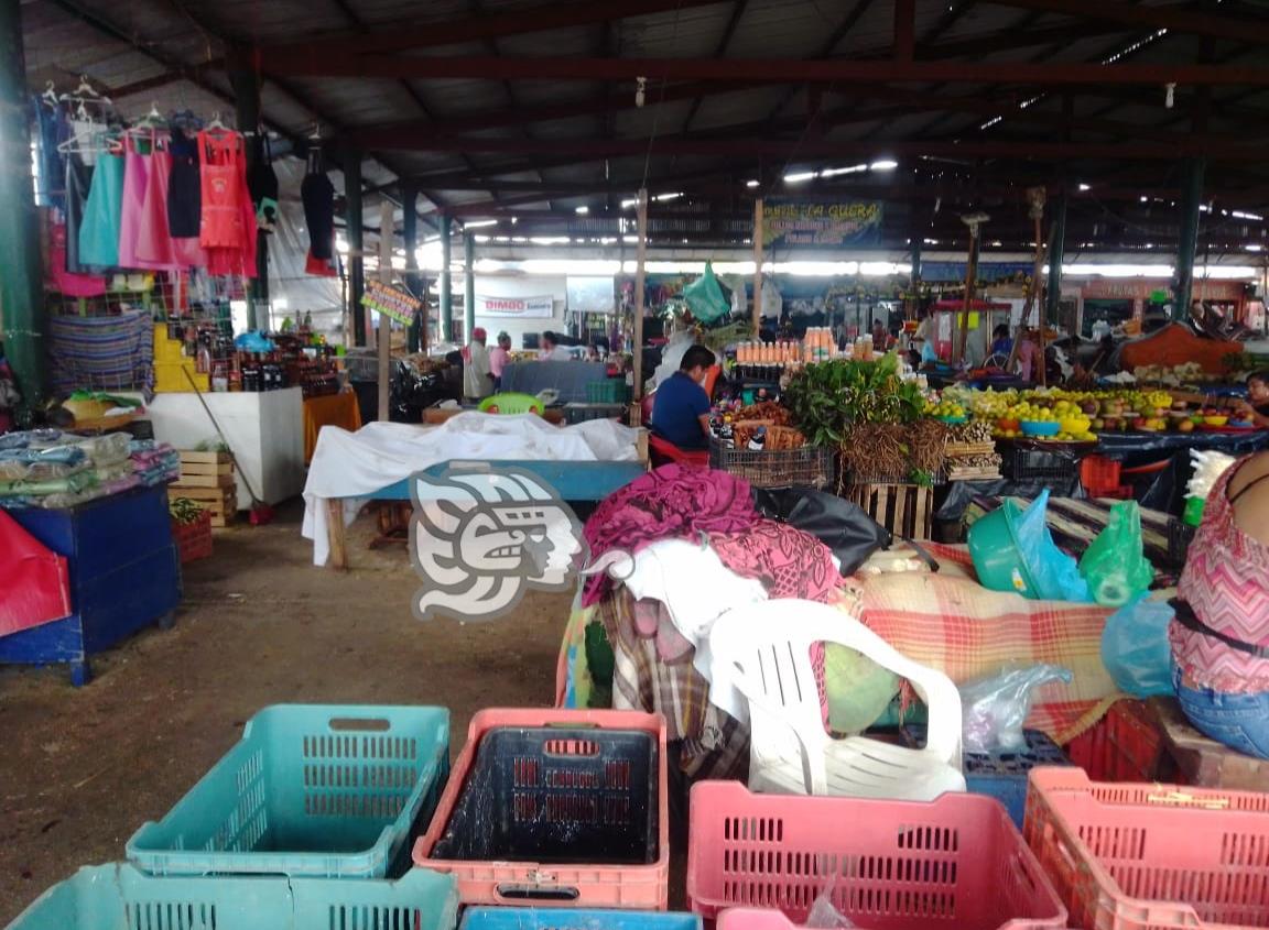 Ausente clientela en mercado “Solidaridad”