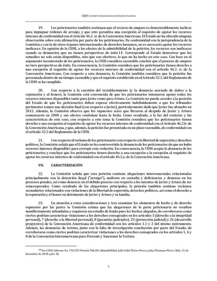 CIDH admite caso de Herrera Valles, detenido tras denunciar corrupción de García Luna