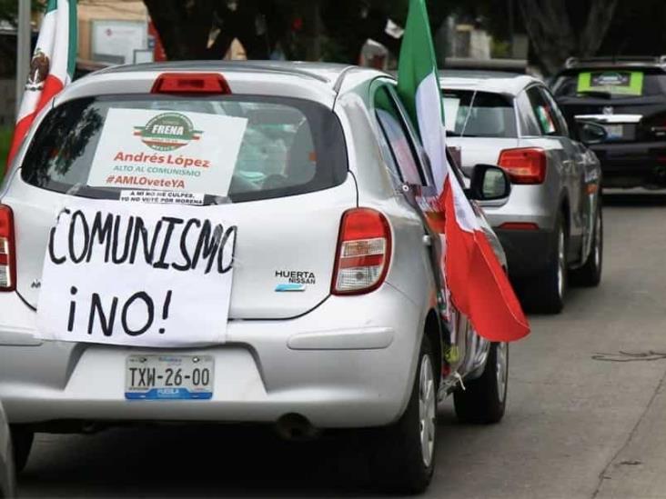 Frente anti AMLO en Xalapa niega defender privilegios