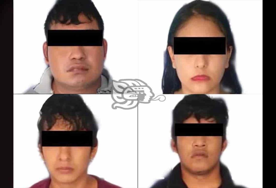 Detienen a 4 presuntos miembros del crimen organizado en Minatitlán