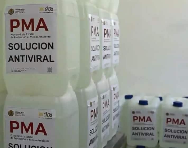 Darán a municipios un desinfectante hecho por PMA y tecnológicos