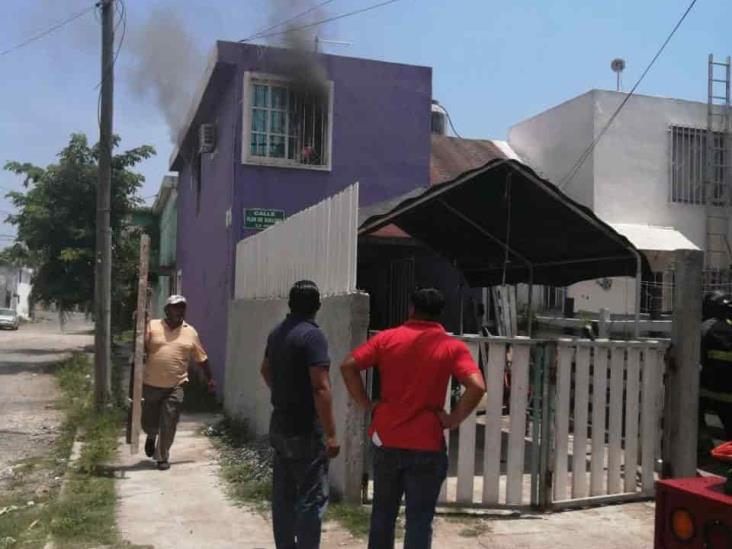 Se incendia vivienda en colonia El Vergel