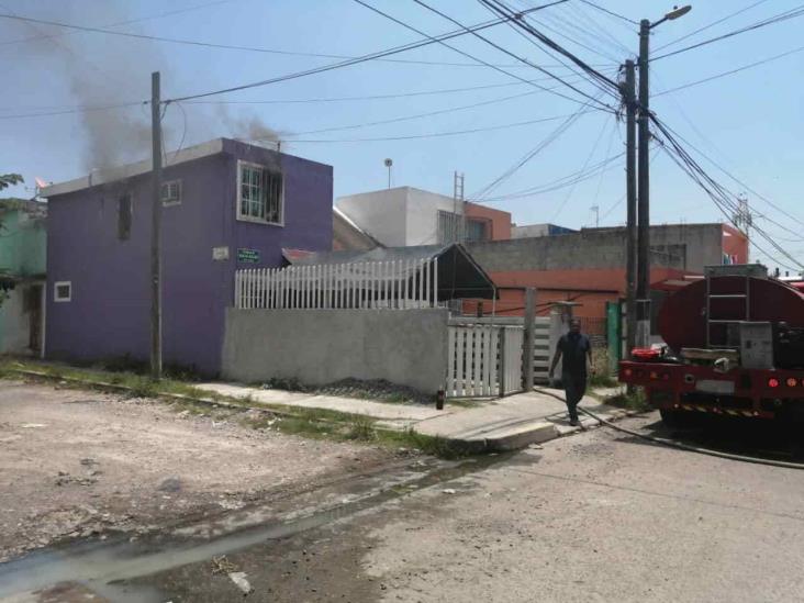 Se incendia vivienda en colonia El Vergel