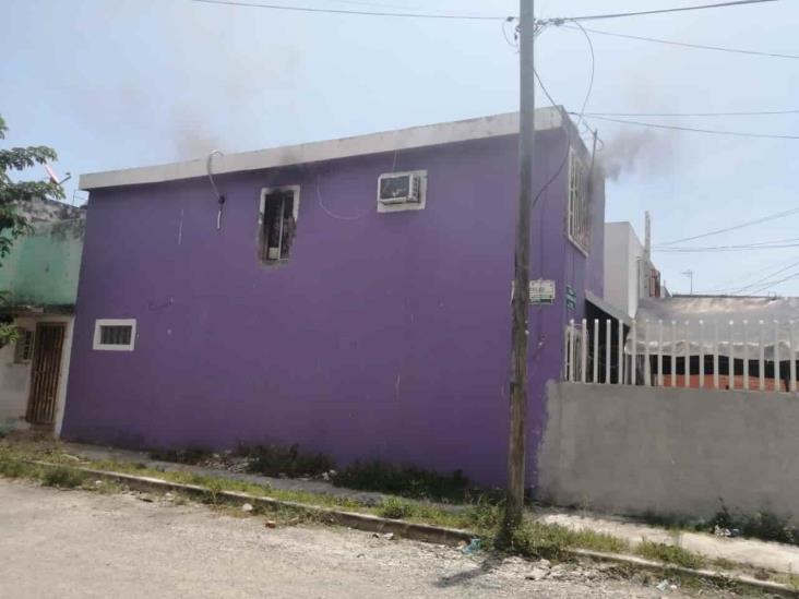 Se incendia vivienda en colonia El Vergel