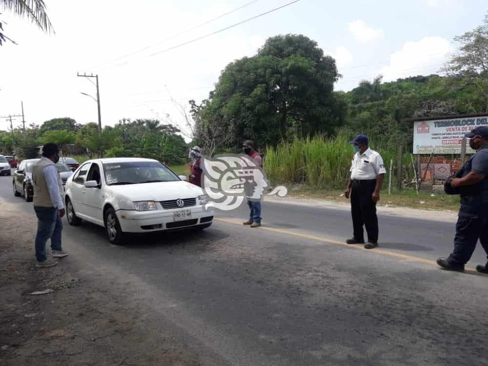 Continúan activos los filtros sanitarios en Agua Dulce