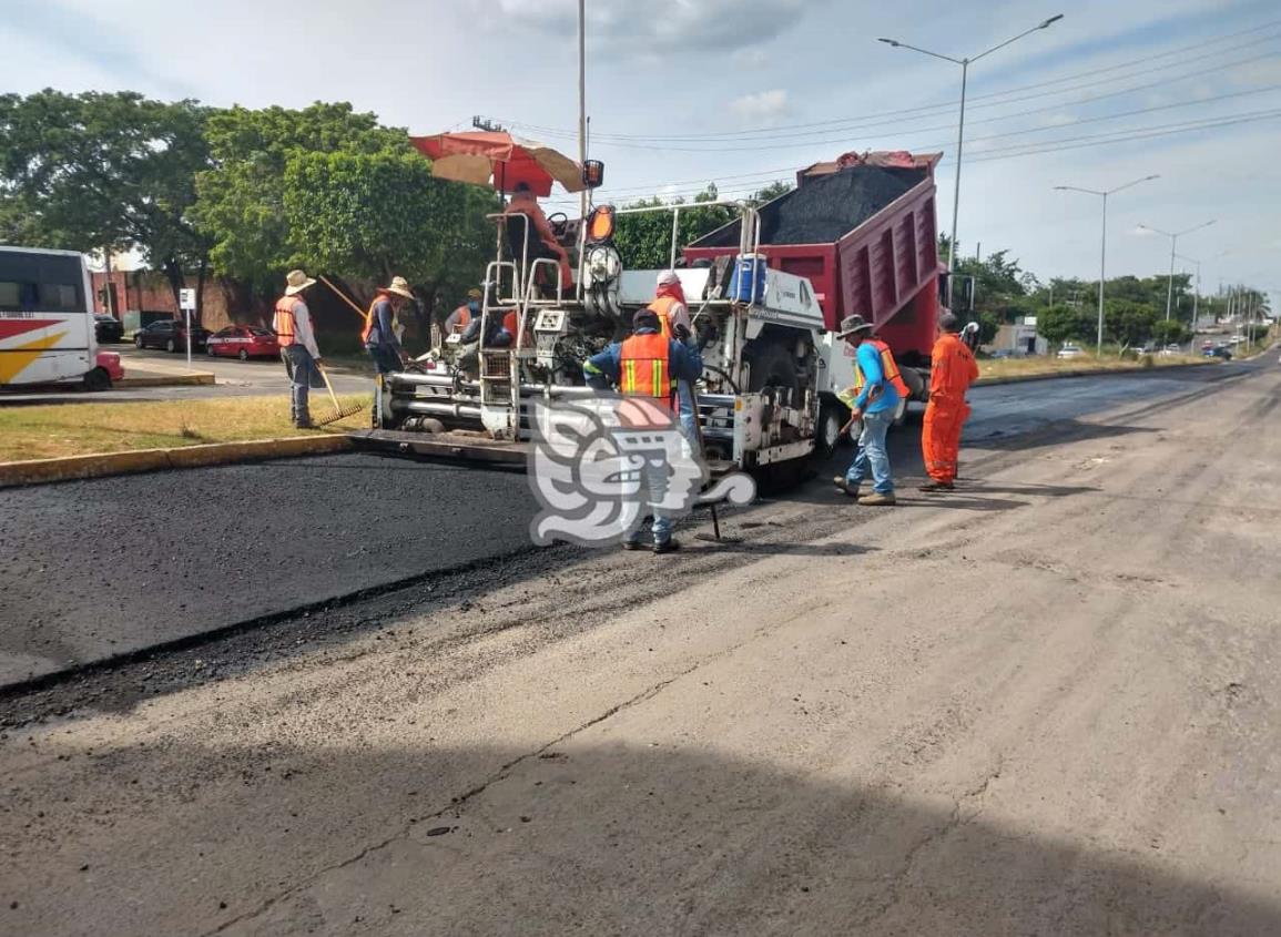 Inicia reencarpetado de bulevar Institutos Tecnológicos