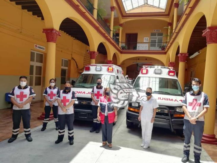 Cuatro elementos de Cruz Roja en Orizaba, sospechosos de COVID-19