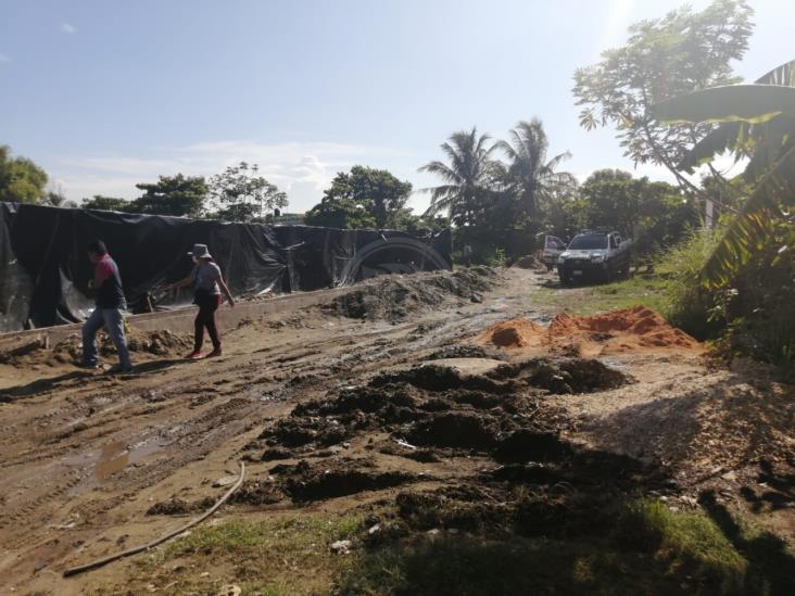 Hallan restos humanos en canal de aguas negras de Coatzacoalcos