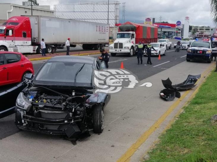 Un lesionado tras fuerte choque en bulevar Tratados de Córdoba