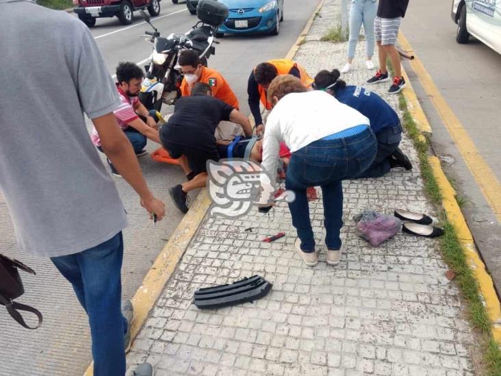 Muere joven atropellada en calles de Veracruz