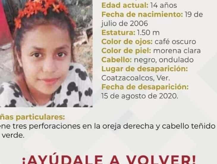 Reportan desaparecida a jovencita de 14 años en Coatzacoalcos