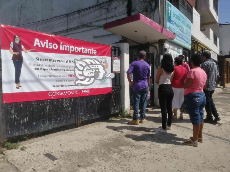 Se reanuda atención a ciudadanos en INE Tuxpan