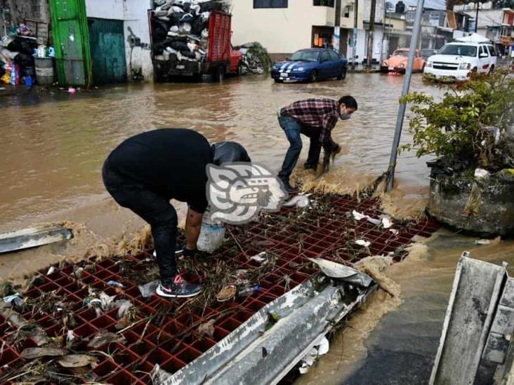 Temporal lluvioso afectó a 19 municipios de Veracruz