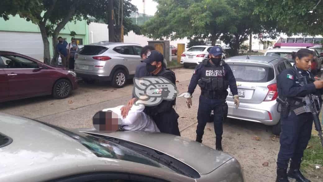 Detienen a delincuente mientras robaba en domicilio de Coatzacoalcos