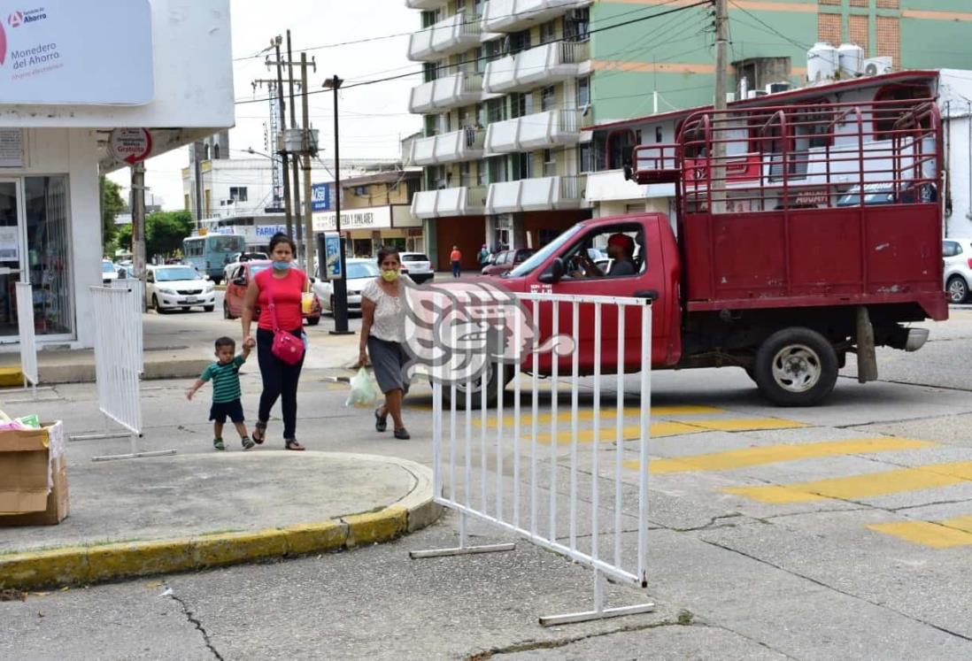 Exhortarán a implementar medidas sanitarias en el Centro de Coatzacoalcos