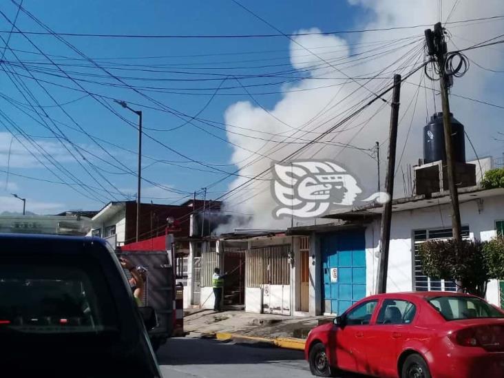 Se registra incendio en Orizaba; una vivienda calcinada