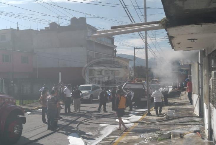 Se registra incendio en Orizaba; una vivienda calcinada