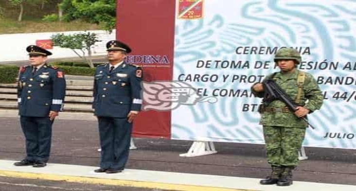 Darán posesión a nuevo comandante del 44 Batallón de Infantería 