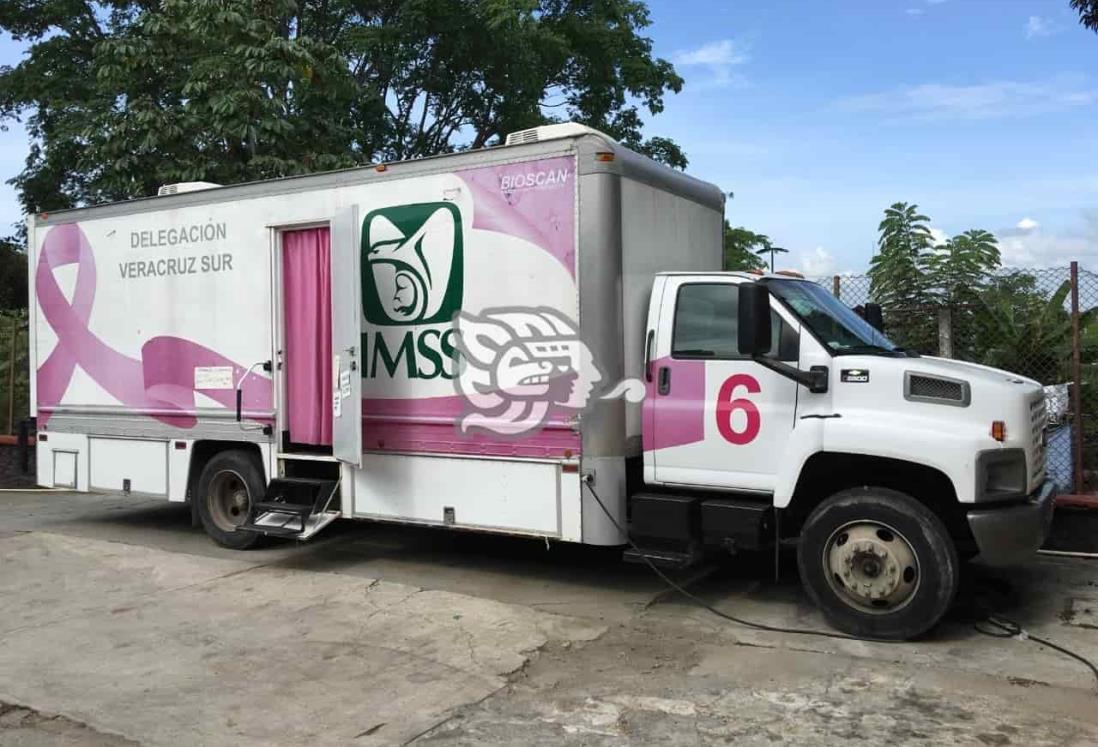 Unidades del IMSS en Coatzacoalcos activarán mastógrafos móviles