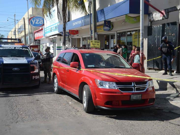 Muere hombre afuera de sucursal bancaria de Veracruz