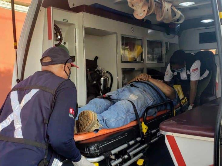 Senecto cae de un árbol de una altura de 3 metros en Cosamaloapan
