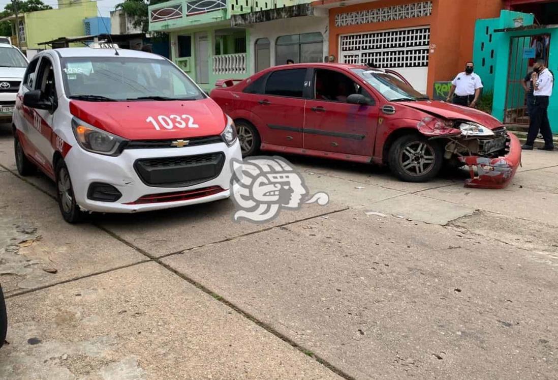 Por alcance y exceso de velocidad, mayoría de accidentes en Coatzacoalcos
