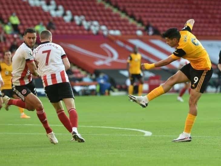 Jiménez anotó su primer gol de la temporada con Wolverhampton