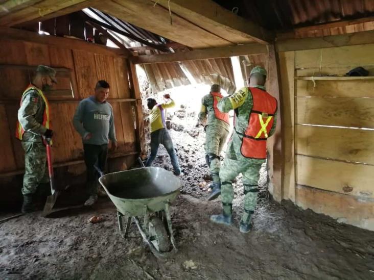 Lluvias dejan afectaciones en zona serrana de Mixtla