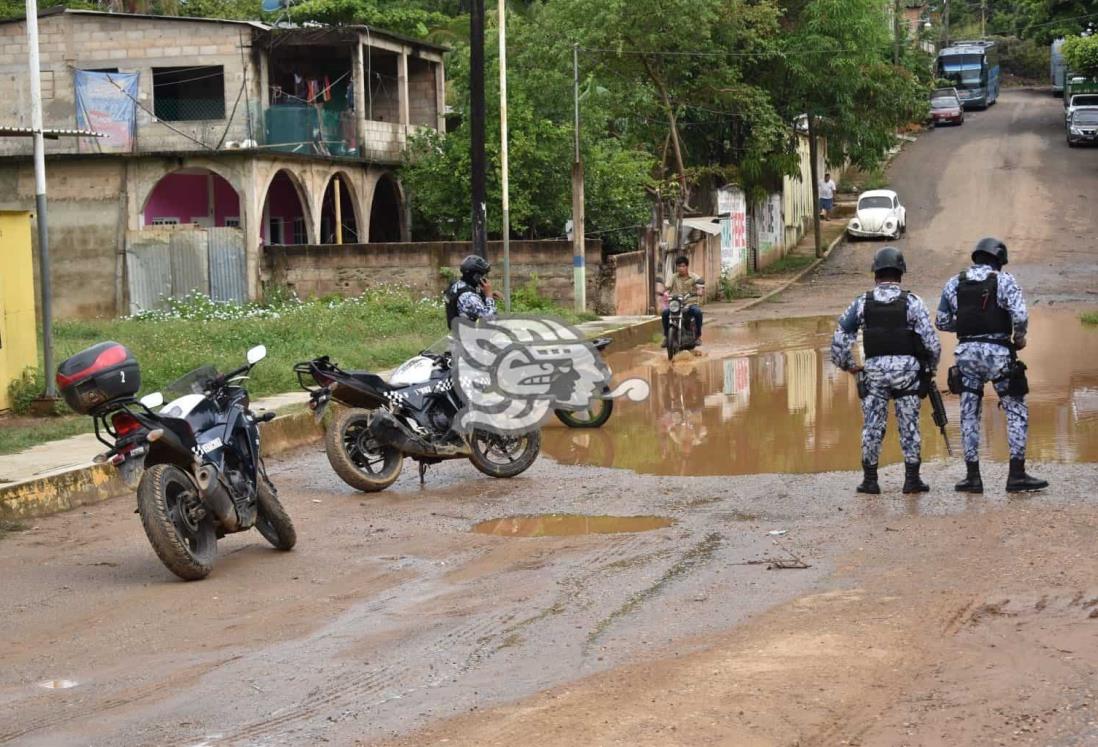 Tras persecución, detienen a mecánico con moto robada en Acayucan