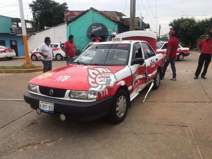 Par de accidentes en Acayucan y Oluta dejan dos lesionados