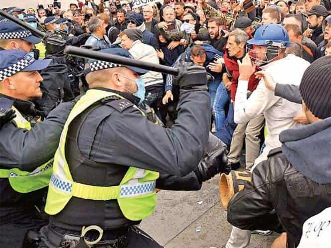 Protesta contra aislamiento termina en enfrentamientos