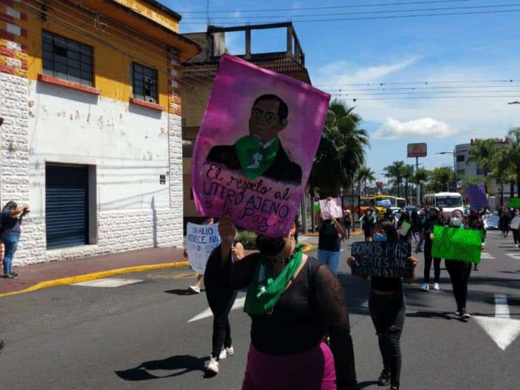 Veracruzanas en Orizaba claman a favor de interrupción legal del embarazo